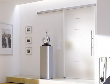 Schiebetür aus Glas