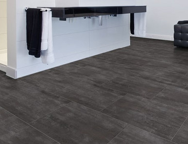 Designboden in Waschraum