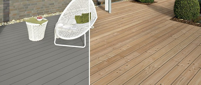 Terrassendielen-Werkstoffe im Vergleich: Holz oder WPC?