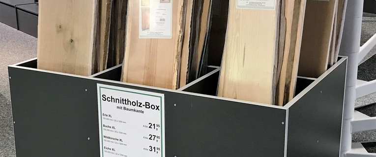 Laubholzbretter mit Baumkante jetzt neu bei Holz Junge